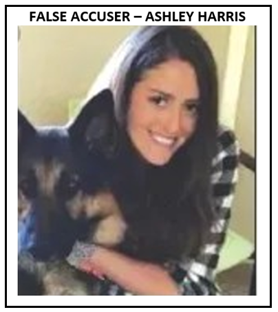 Ashley Harris with dog